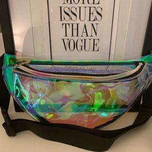 Iridescent Clear Fanny Pack